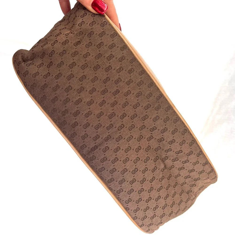 Gucci Micro GG Monogram canvas/leather vintage handbag - Picture 12 of 14